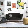 thumbnail image 5 of DHP Euro Futon with Magazine Storage, Black, 5 of 10