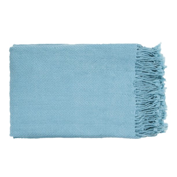 50" x 60" Sweet Indulgence Sky Blue Throw Blanket