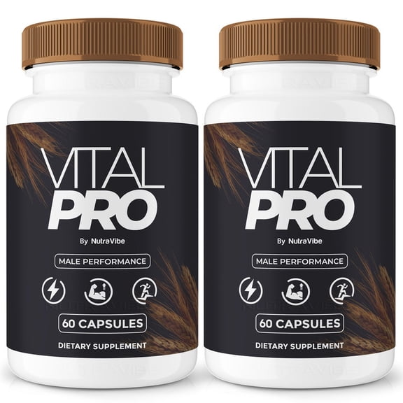 (2 Pack) Vital Pro – Original VitalPro Capsules with a Natural Daily Blend for Wellness |Clean, Gentle, Easy-to-Swallow Pills (120 Capsules)