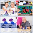 thumbnail image 4 of 400 Pieces Plastic Poker Chips Game Chips 4 Colors Counter Card for Game Playing Counting Bingo Game Chips Card, 2, 4 of 7