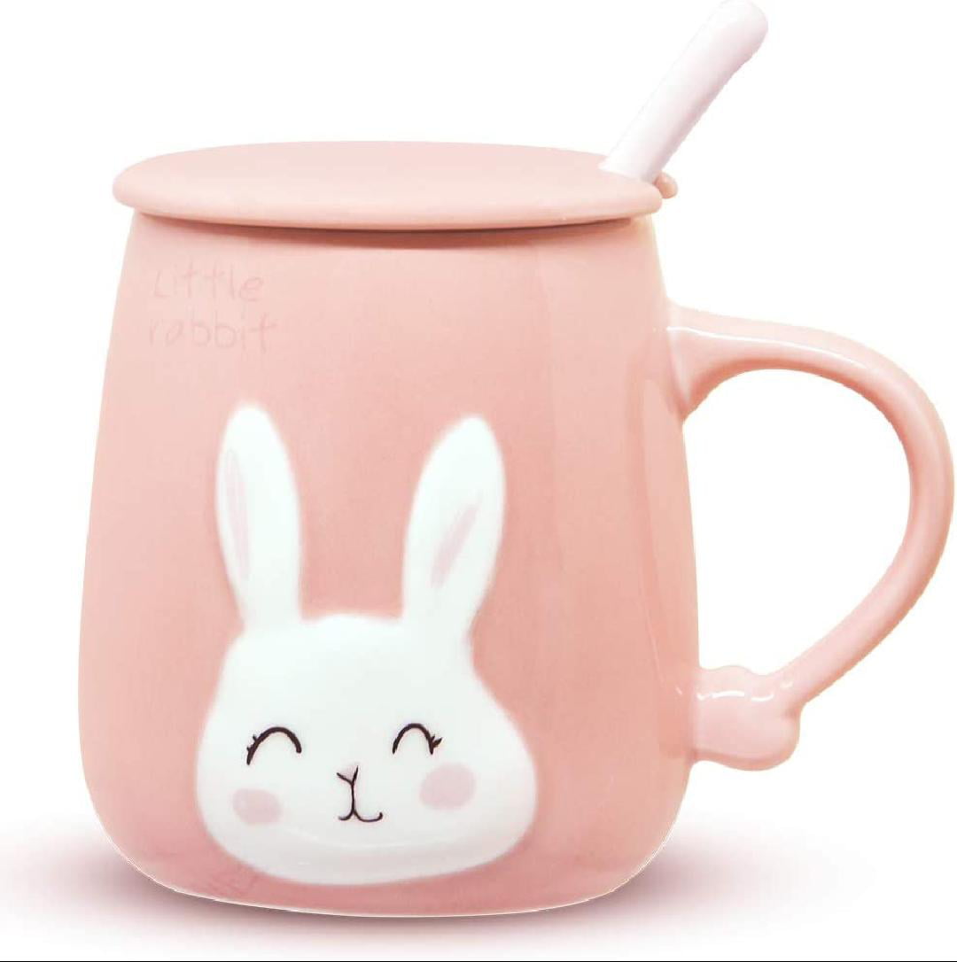 Kawaii Bunny Silicone Cup Lid – BlossomMemento