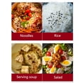 thumbnail image 3 of Gold Stainless Steel Salad Bowl Double Layer Exquisite Design for Noodles Soups Desserts with Versatile Use, 3 of 7