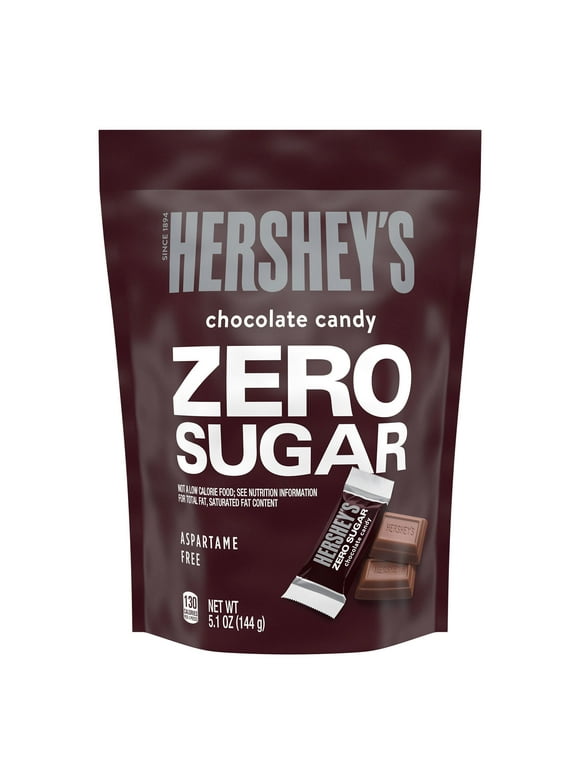 Hershey's Zero Sugar Chocolate Candy, Bag 5.1 oz