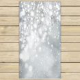 thumbnail image 1 of ABPHQTO Luces Estrellas Toallas Grises, Baño De Playa Piscina Sprot Travel Hand Spa Toalla 75x140 cm, 1 of 1