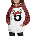 thumbnail image 5 of Cowsor Cute Hoodie for Teen Trendy Letter Print Preppy Hooded Sweatshirts Kids Pullover Long Sleeve School Outfits, 5 of 5