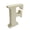 F, variant on 12 Pack: 3" Chunky Wood Letter by Make Market