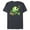 Navy Heather, variant on Disney and Pixar Monsters, Inc. Mike Wazowski Feels Good Man - Short Sleeve Blended T-Shirt for Adults - Customized-Navy Heather
