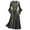 Gray, variant on Hvot&aat Renaissance Costumes for Women Medieval Faire Dress Velvet Irish Dresses Vintage Lace-Up Ball Gown Halloween Costumes