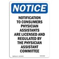 thumbnail image 1 of SignMission OS-NS-A-1824-V-16918 18 x 24 in. OSHA Notice Sign - Notification to Consumers Physician, 1 of 1