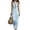 Sky Blue, variant on Hulanddfd Women's Dress Halter Neck Sleeveless Bodycon Solid Color Summer Maxi Dress Khaki Size L