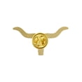 thumbnail image 3 of PinMart's Texas Cow Skull Longhorn Western Antlers Enamel Lapel Pin Jewelry - Fun and Trendy Fashion Jewelry for Both Men and Women, 3 of 3
