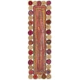 thumbnail image 2 of SAFAVIEH Cape Cod Kyle Braided Area Rug, 2'3" x 12', Red/Multi, 2 of 7