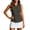 Dark Gray, variant on Sleeveless Golf Shirts for Women Collared V Neck Tennis Tank Top Polo UPF 50 Quick Drying Lightweight Beige Size S