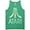 Green, variant on Atari Distressed Logo Adult Tank Top