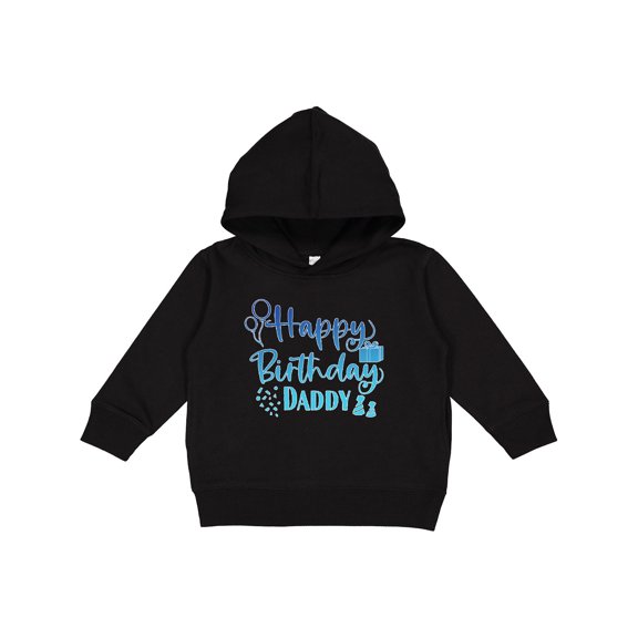 Inktastic Blue Happy Birthday Daddy Toddler Hoodie