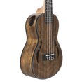 thumbnail image 4 of UK2660 26 pulgadas ukulele tenor acústico de nogal, ideal para principiantes y expertos, incluye funda, correa, cejilla, paño de limpieza y cuerdas adicionales., 4 of 6