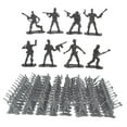 thumbnail image 2 of 4.5cm Miniature Soldiers Statue Model , DIY Play Accessory - Black, 4.5cm, 2 of 8