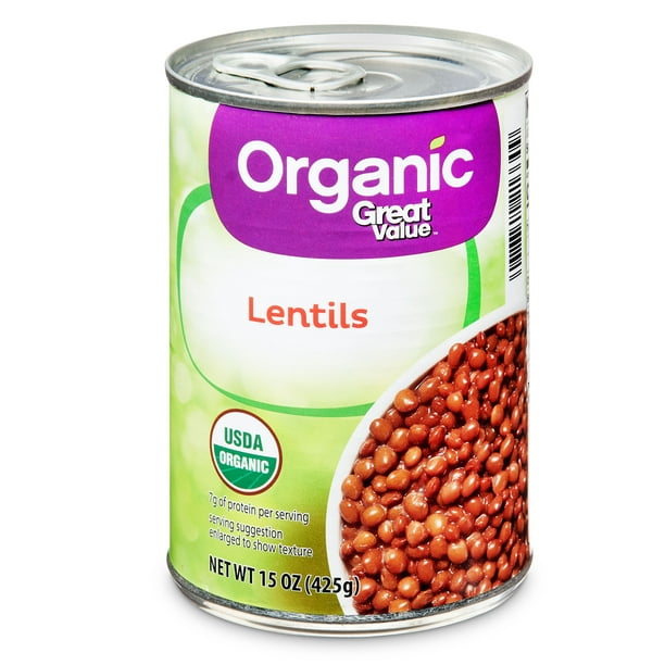 Great Value Organic Lentils, 15 oz