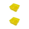 thumbnail image 4 of Ounissouiy Cesta de almacenamiento: solución para ordenar y clasificar cosas Cesta de almacenamiento apilable Bandeja de almacenamiento amarilla amarillo 2Conjunto, 4 of 6
