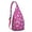 Rose-red-30, variant on Magical Unicorn Sling Backpack - Rainbow Stars & Glitter Print Crossbody Bag, Anti-Theft Lightweight Pack for Beach & Summer Adventures