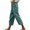 Green, variant on Beach Pants Women Capris Pants for Women Summer Wide Leg Loose Elastic Waist Cropped Trouser Vacation Clothes with Pockets,XL,Blue