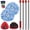 for RinseClean include Stainless Steel Handle, variant on Spin Mop for O-Cedar RinseClean, Mop Head, Handle, Scrubber, Base Replacement 5-in-1 Kit