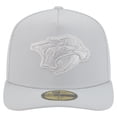 thumbnail image 2 of Men's New Era Gray Nashville Predators Color Pack A-Frame 59FIFTY Fitted Hat, 2 of 6