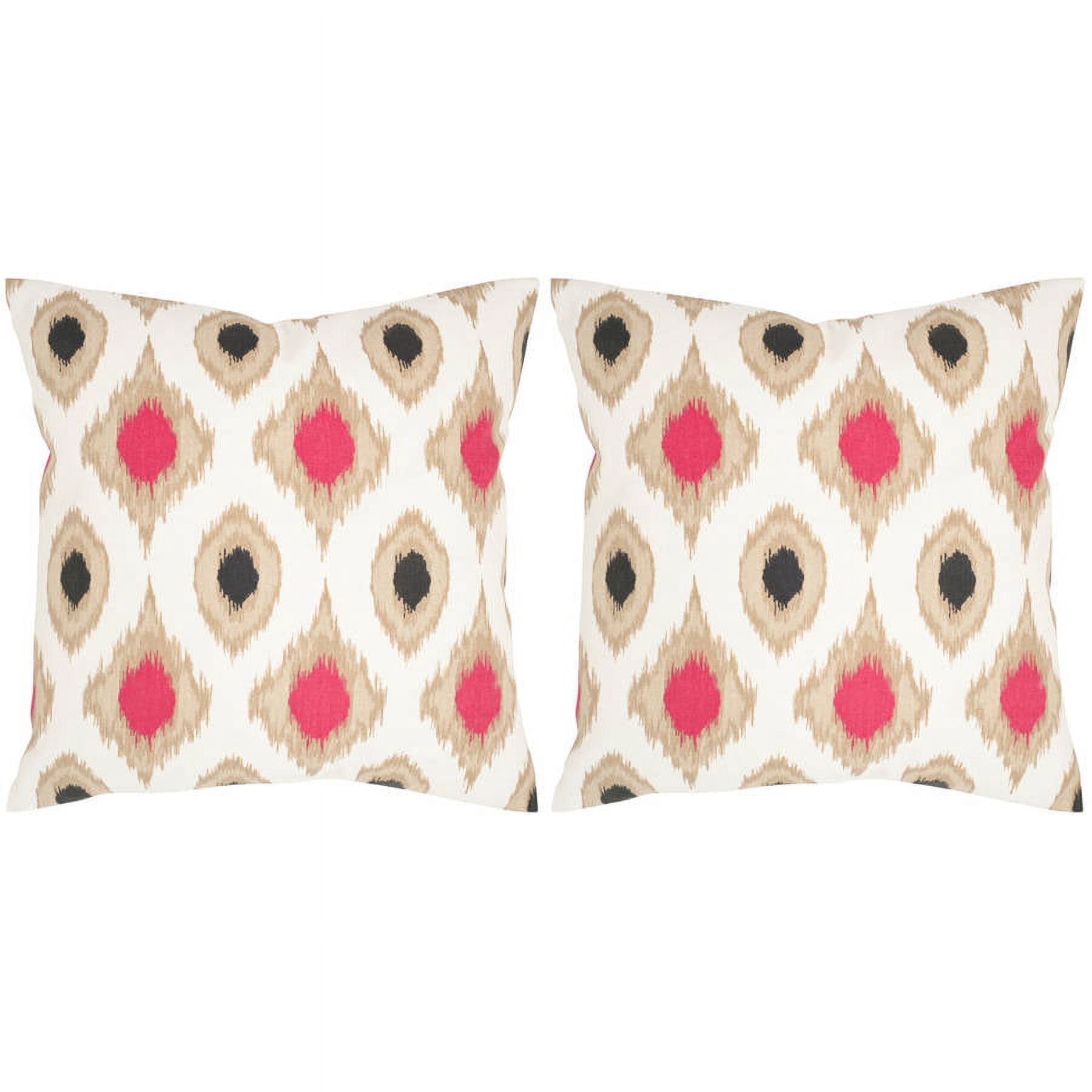 Safavieh Miranda Taupe Pillow, Set of 2