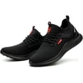 thumbnail image 3 of Zapatos de trabajo livianos para hombres y mujeres, antideslizantes, de calidad para construcción, zapatillas de seguridad con punta de acero, talla 41, 3 of 5