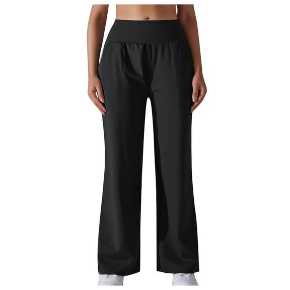 fheaev Bootcut Yoga Pants For Women Wide Leg Pants High Waist Workout Running Work Pants Athletic Pants Travel Workout Sweatpants Flare Leggings Casual Outfits Women'S Yoga Pants