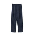 thumbnail image 3 of FAHXNVB Men's Plaid Pajama Pants Ultra Lightweight Baggy Pjs Bottoms Elastic Waist Straight Leg Lounge Sleep Pants for Men, 3 of 3