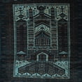 thumbnail image 1 of Ahgly Company Indoor Square Persian Light Blue Traditional Area Rugs, 7' Square, 1 of 4