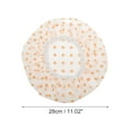 thumbnail image 2 of Unique Bargains 1 Pc Reusable Dots Single Layer Shower Cap for Shower Orange PEVA, 2 of 7