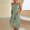 Green, variant on Womens Jumpsuits Elegant Sleeveless Boho Wide Leg One Piece Jumpsuits Baggy Overalls Crew Neck Vacation Beach Summer Rompers For Women L