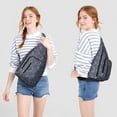 thumbnail image 2 of Beachcomber Sling Backpack - Spiral Seashell & Tropical Design Crossbody Bag, Lightweight Durable Pack with Layered Storage for Essentials, 2 of 4