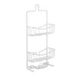 thumbnail image 3 of Better Living 13632 Venus 3 Tier Hanging Shower Storage Caddy Organizer, Silver, 3 of 4