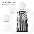 thumbnail image 3 of Sikiie Submarine Vintage Flag Basketball Jersey Reversible Men's Mesh Athletic Sports Shirts Training Practice S-4XLXX-Large, 3 of 6