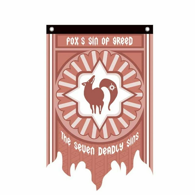 Tapiz decorativo para colgar en la pared Seven Deadly Sins, anime