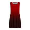 thumbnail image 5 of Otvok 2025 Womens Sleeveless Vacation Dress Round Neck Elegant Club Party Tunic Mini Dresses, 5 of 6