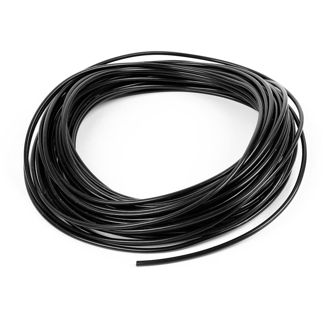 Unique Bargains Black 20 Meters 4mm OD 2.5mm ID 0.75mm Wall Thickness