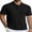 01-Black, variant on COOFANDY Mens Knit Polo Shirts Short Sleeve Casual Textured Polo Shirt Summer Vintage Collared Golf T-Shir