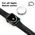 thumbnail image 2 of 2026 Upgraded for Apple Watch Charger, Wireless Charger Compatible with iWatch Series Ultra SE 11 10 9 8 7 6 5 4, Fast Charging Portable Charger, for Travel Home Office, White, 2 of 5