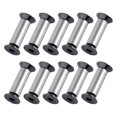 thumbnail image 1 of 10PCS YFS Flat Hex Head Screws Knife Handle Bolt Rivets Fastening Screws Nut, 1 of 8