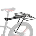 thumbnail image 2 of REJILLA DE CARGA DE BICICLETA DE ALEACIÓN DE ALUMINIO Trasero Con Alas Anchas Plegables de Liberación Rápida Portada de Bicicleta Trasera, 2 of 7
