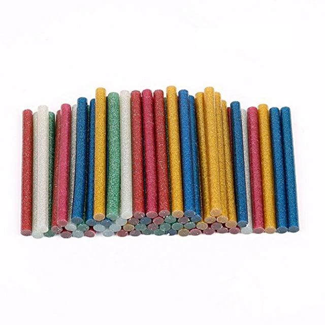 WEUVEB 100PCS Glitter Glue Set Random Color Good Thermal Stability for Party Design