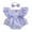 Purple, variant on Miaouyo Infant Baby Girls Halloween Romper 0 3 6 12 18 Months Pumpkin Print Fly Sleeves Square Neck Jumpsuits and Cute Headband