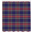 thumbnail image 3 of Ambesonne Plaid Shower Curtain, Scottish Country Style, 69"Wx84"L, Indigo Purple, 3 of 3