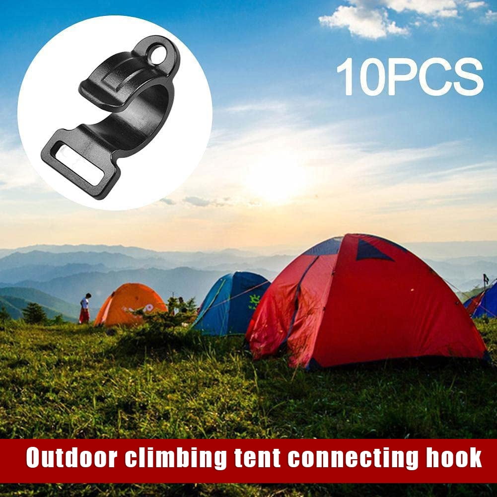 1/5/10X Reusable Tent Tarp Tarpaulin Clip Clamp Buckle Camping Tool Heavy Duty 