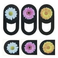 thumbnail image 2 of 3 Pcs Protection d'Objectif de Confidentialité pour Caméra d'Ordinateur Portable Motif Fleur, 2 of 9