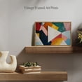 thumbnail image 5 of Abstract Geometric Artwork Horizontal Canvas Wall Art with Lightweight Foam Frame - Durable and Ready to Hang, Modern Decorative Print for Living Room, Bedroom, Or Office, 5 of 7